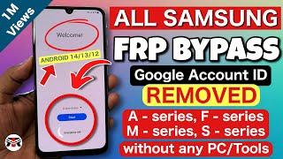 Finally New Method-All Samsung FRP BypassUnlock 2024 All Android 121314  Google Account Remove