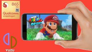 Yuzu Emulator Android Super Mario Odyssey  Snapdragon 865  Xiaomi Mi 10T Pro + Settings