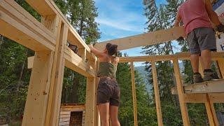 Framing The Addition Roof For Our Off Grid Home