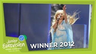 JUNIOR EUROVISION 2012 ANASTASIYA PETRYK - NEBO - UKRAINE   - WINNER