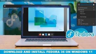 How to Install Fedora 36 on VirtualBox in Windows 11  Windows 10 ?  Step By Step 