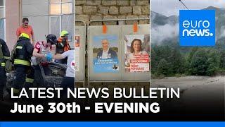 Latest news bulletin June 30th 2024 Evening  euronews 