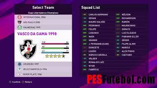 PES 2020 Classic Libertadores Champions Option File