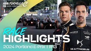 “He’s THROWN AWAY the victory”   Round 13 Hankook Portland E-Prix Race Highlights