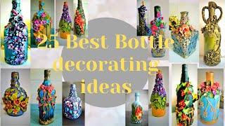 25 best bottle decoration ideas  Home decoration ideas