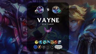 Vayne ADC vs Ezreal - EUW Master Patch 14.8