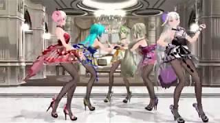 MMD kimagure mercy   気まぐれメルシー　 TDA Short Kimono Luka・・Gumi ・Ia・Haku・Miku