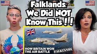 American Couple Reacts Falklands Conflict in the Air  How British Harriers & Skill-Beat The Odds
