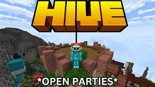 The hive live just grinding. Open parties *sick stream*
