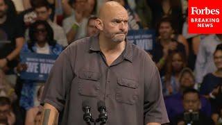 He Is A Seriously Weird Dude John Fetterman Slams JD Vance At Harris-Walz Rally In Philadelphia