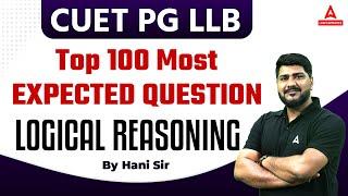 CUET PG LLB Logical Reasoning Questions  CUET PG LLB Entrance Exam 2023  CUET PG LLB Preparation