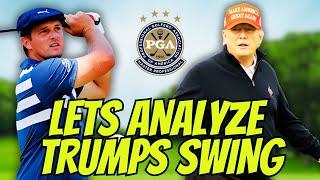 Donald Trump Golf Swing Analysis  Break 50 with Bryson Dechambeau