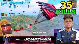 35 KILLS  JONATHAN NEW FULL AGRESSIVE GAMEPLAY FOREST ELF SET #jonathangaming #gameplay #bgmi