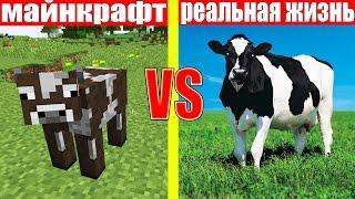 МАЙНКРАФТ ПРОТИВ РЕАЛЬНОЙ ЖИЗНИ 4  MINECRAFT VS REAL LIFE