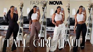 FASHION NOVA TRY-ON HAUL  TALL GIRL APPROVED