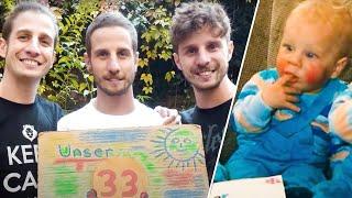 Triplets Took The Same Birthday Picture For 33 Years Not Knowing This Year Would Be Their last