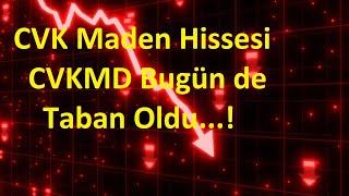 #CVKMD Özel Durum Yok mu Patron #Hisse Satışı Devam Ediyor... #CVK #Maden #CVKMD Bugün de #Taban