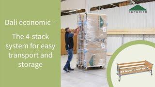 Dali economic care bed  4-stack system  Burmeier