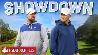 Peter Finch vs Luke Kwon at AWESOME Ryder Cup Course 9 Hole Match