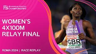 SUB-42 seconds  Womens 4x100m relay final  Roma 2024