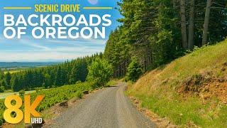 Driving on Oregons Backroads - 8K Scenic Drive through Scenic Landscapes - 10 Hours