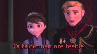 Do You Want to Build a Snowman - Reversed with Subtitles