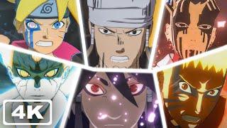 All New Transformations & Ultimate Jutsus 4K 60fps - Naruto Storm Connections