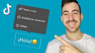 ¿Cómo poner TEXTO a VOZ en TikTok ? Activar voz de narrador en Español