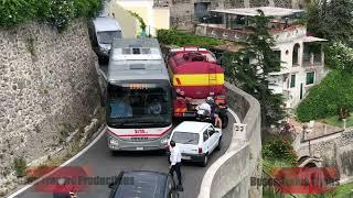 Bus Driving Amalfi Coast. So you think youre a good bus driver?