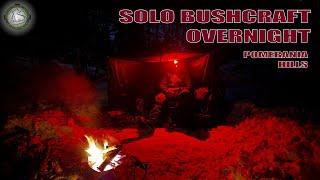 Solo Bushcraft overnight. Pomerania hills.