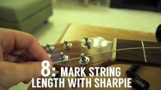 How To String an Ovation Acoustic Guitar