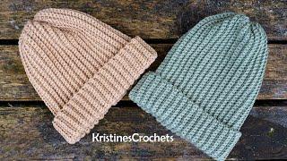 EASIEST Crochet Beanie Ever - Beginner Friendly Pattern