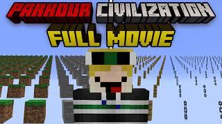 Minecraft but I survive in PARKOUR CIVILIZATION FULL MOVIE