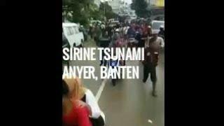 DETIK DETIK WARGA PANIK ADANYA SUARA SIRINE TSUNAMI DI ANYER BANTEN 2018