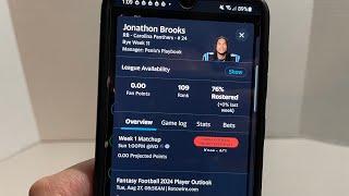 How to MOVE a Player to IR on Yahoo Fantasy Football App EASY