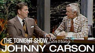 Ronald Reagan Sits Down with Johnny  Carson Tonight Show