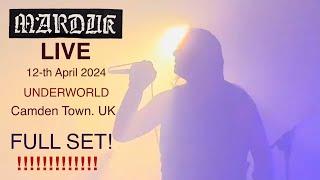 MARDUK-Live 2024-Full Set. Fri12-th April. Camden Town. The Underwold. London UK. Memento Mori tour.