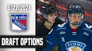 Potential Draft Options For The New York Rangers WStatBoySteven