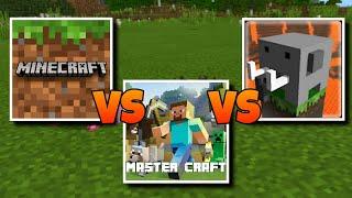 Minecraft PE vs Mastercraft Pro - Master vs Craftsman Building Craft