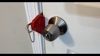 How To Use A Portable Door Lock