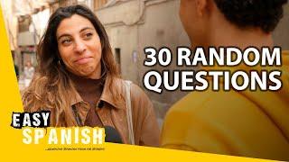 We Asked 30 Random Questions to People in Barcelona  Easy Spanish 360