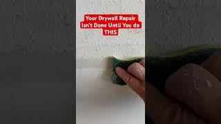 When doing a drywall repair Many miss this IMPORTANT STEP ￼