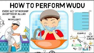 HOW TO PERFORM WUDU PROPERLY SUNNAH WAY - Animated Islamic Video