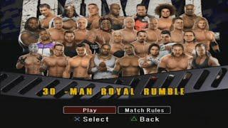 WWE Smackdown Vs Raw 2008 PS2 - Royal Rumble Match
