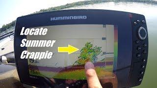 How to Find CRAPPIE with 2D Sonar How to Locate Crappie