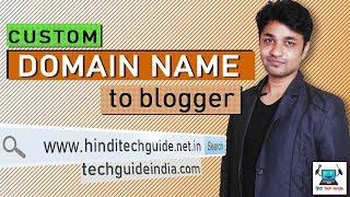 how to connect a custom domain name to blogger