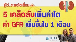 5 เคล็ดลับเพิ่มค่าไต ค่า GFR เพิ่มขึ้น ได้ใน 1 เดือน ดูแลถูกวิธี ชะลอไตเสื่อม โรคไต