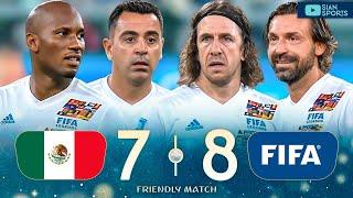 DROGBA XAVI PUYOL PIRLO AND OTHER LEGENDS PUT A SHOW AT THE CHARITY GAME IN MONTERREY 2024 