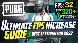  PUBG *2022 FREE TO PLAY* Dramatically increase performance  FPS with any setup BEST SETTINGS 