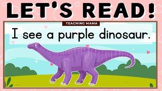 LETS READ  ENGLISH READING PRACTICE  SIMPLE SENTENCES FOR KIDS GRADE 1 & KINDER  TEACHING MAMA